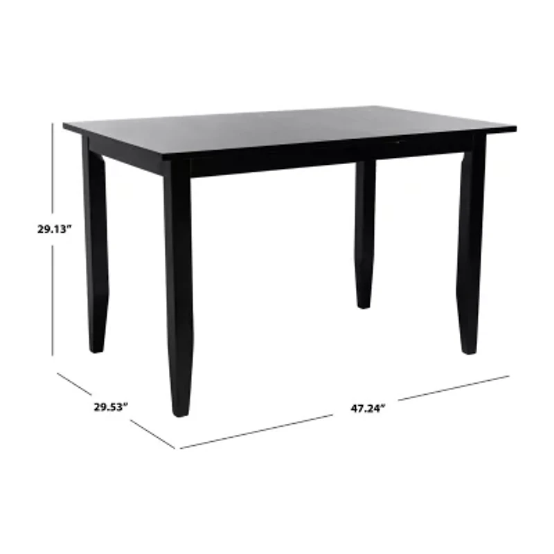 Safavieh Miliano Collection Rectangular Wood-Top Dining Table