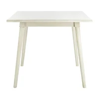 Simone Collection Square Wood-Top Dining Table
