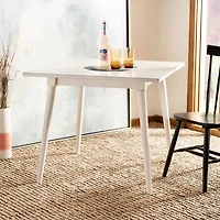 Simone Collection Square Wood-Top Dining Table