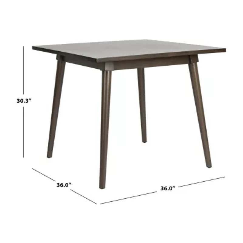 Safavieh Simone Collection Square Wood-Top Dining Table