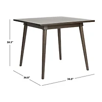 Safavieh Simone Collection Square Wood-Top Dining Table