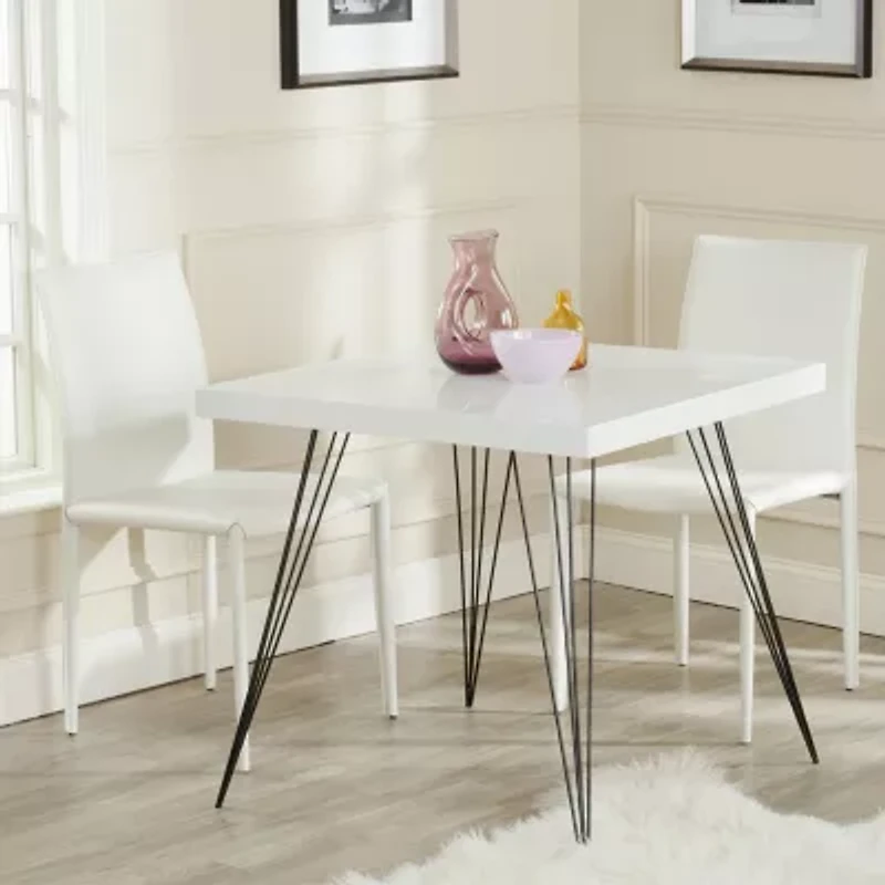Safavieh Wolcott Collection Square Wood-Top Dining Table