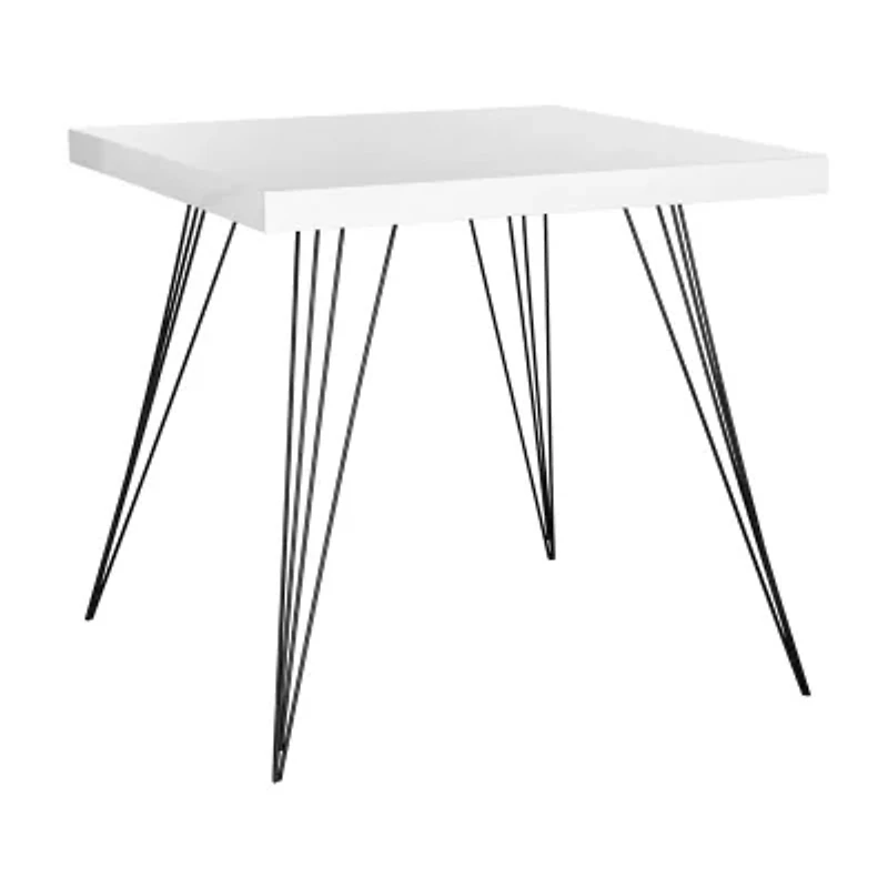 Safavieh Wolcott Collection Square Wood-Top Dining Table