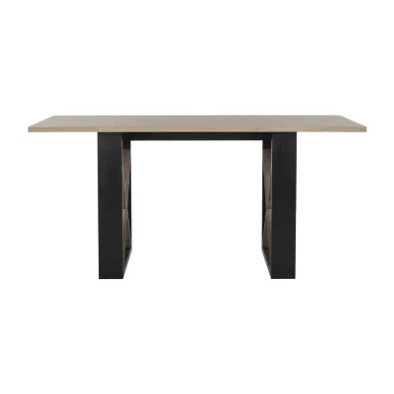 Monty Dining Collection Rectangular Wood-Top Dining Table