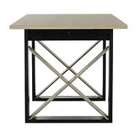 Safavieh Monty Dining Collection Rectangular Wood-Top Dining Table