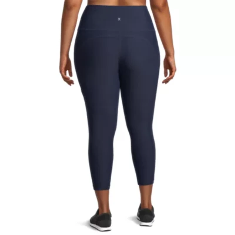 Xersion EverContour Plus Womens High Rise 7/8 Ankle Legging