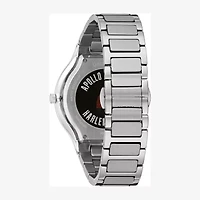 Bulova Apollo Special Edition Mens Silver Tone Stainless Steel Bracelet Watch 96a296