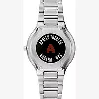 Bulova Apollo Special Edition Mens Silver Tone Stainless Steel Bracelet Watch 96a296