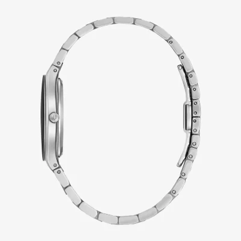 Bulova Apollo Special Edition Womens Silver Tone Stainless Steel Bracelet Watch 96l309