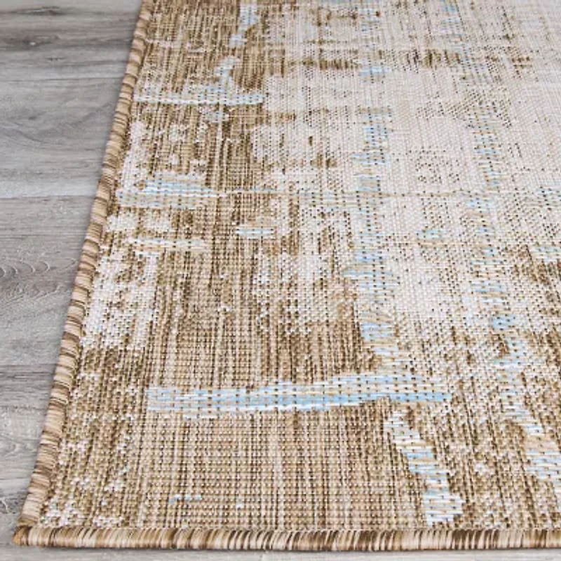 Couristan Charm Tiverton Flatweave Indoor Outdoor Rectangular Accent Rug