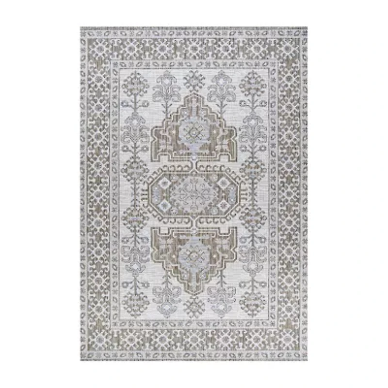Couristan Charm Woodburn Flatweave Indoor Outdoor Rectangular Accent Rug