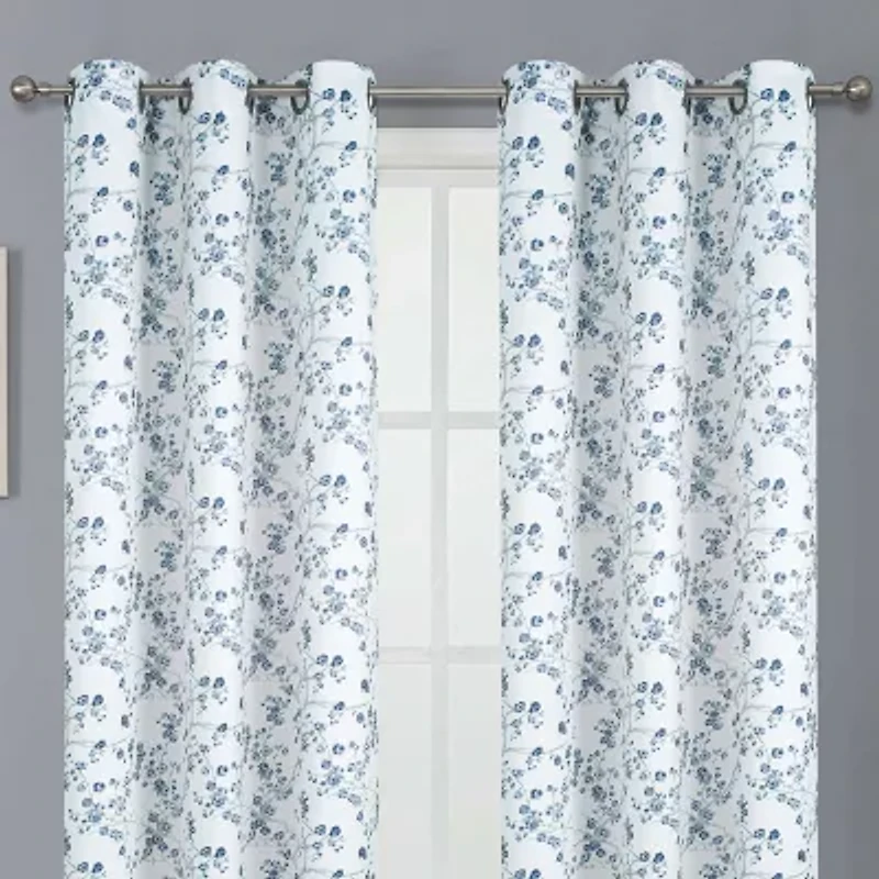 Regal Home Arlo Grommet Top Energy Saving Blackout Set of 2 Curtain Panel