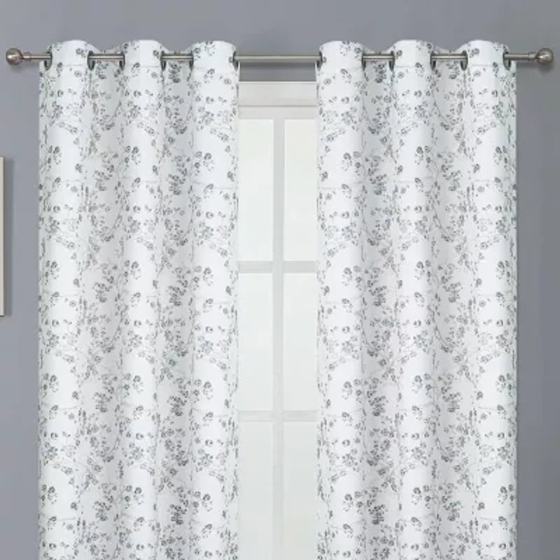 Regal Home Arlo Grommet Top Energy Saving Blackout Set of 2 Curtain Panel