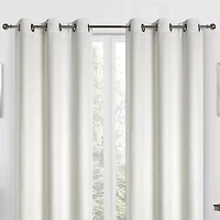 Regal Home Diamond Embossed Grommet Top Energy Saving Blackout Set of 2 Curtain Panel