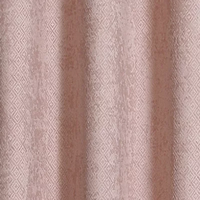 Regal Home Diamond Embossed Grommet Top Energy Saving Blackout Set of 2 Curtain Panel