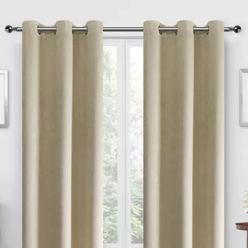 Regal Home Prelude Grommet Top Energy Saving Blackout Set of 2 Curtain Panel