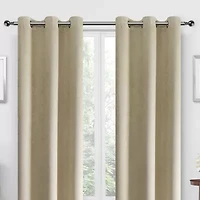 Regal Home Prelude Grommet Top Energy Saving Blackout Set of 2 Curtain Panel