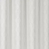 Regal Home Mackenna Jacquard Grommet Top Light-Filtering Set of 2 Curtain Panel