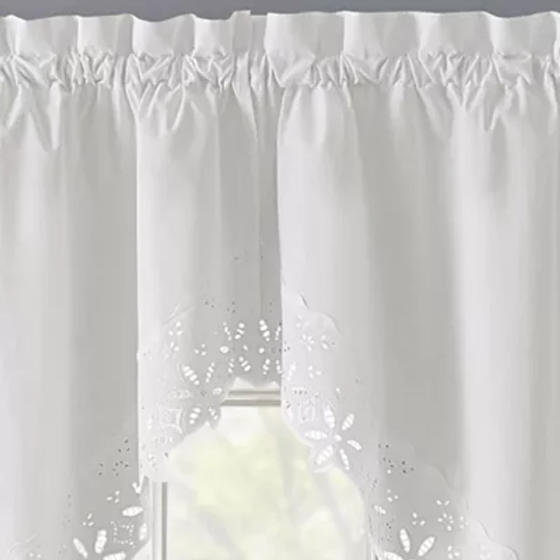 Regal Home Battenburg Swag Multi-Pack Rod Pocket Valance