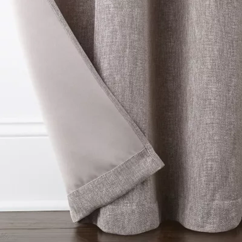 Regal Home Sterling Grommet Top Energy Saving Blackout Curtain Panel