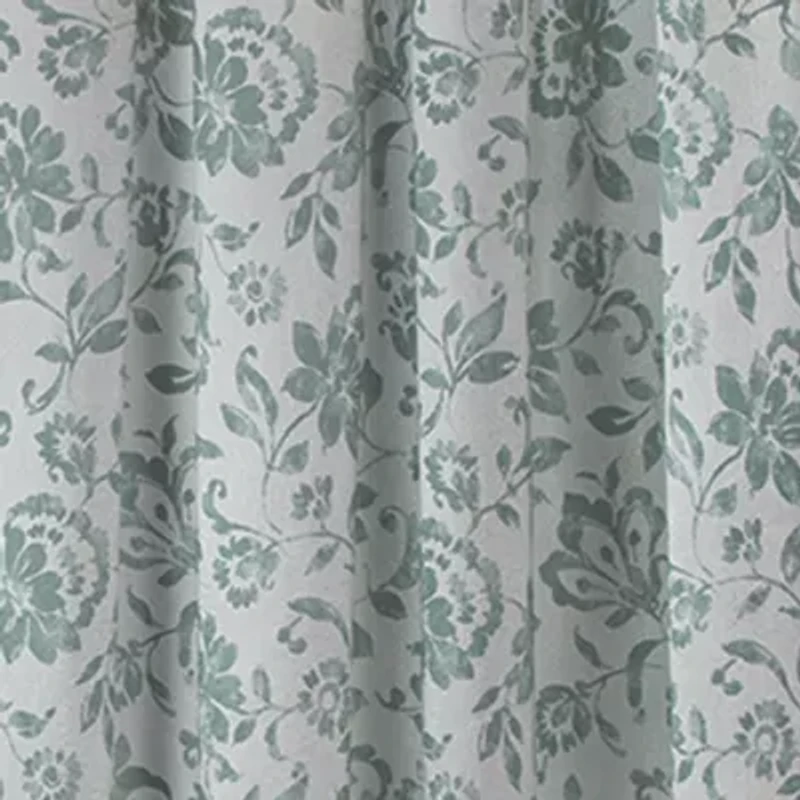 Regal Home Regency Watercolor Floral Rod Pocket Valance