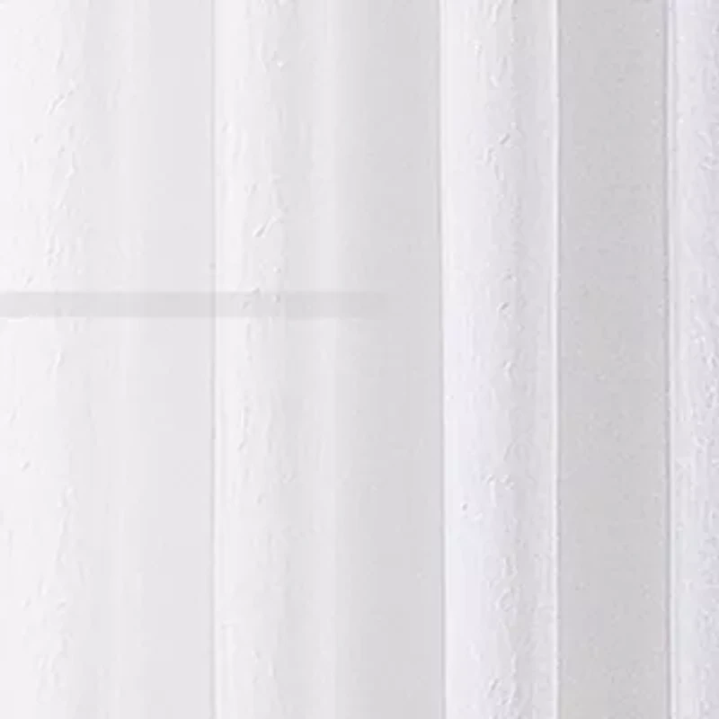 Regal Home Crushed Voile Solid Grommet Top Sheer Single Curtain Panel