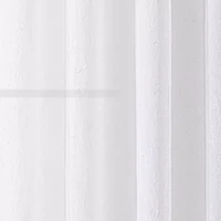 Regal Home Crushed Voile Solid Grommet Top Sheer Single Curtain Panel