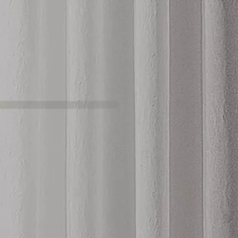 Regal Home Crushed Voile Solid Grommet Top Sheer Single Curtain Panel