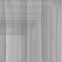 Regal Home Voile Solid Rod Pocket Ascot Valance