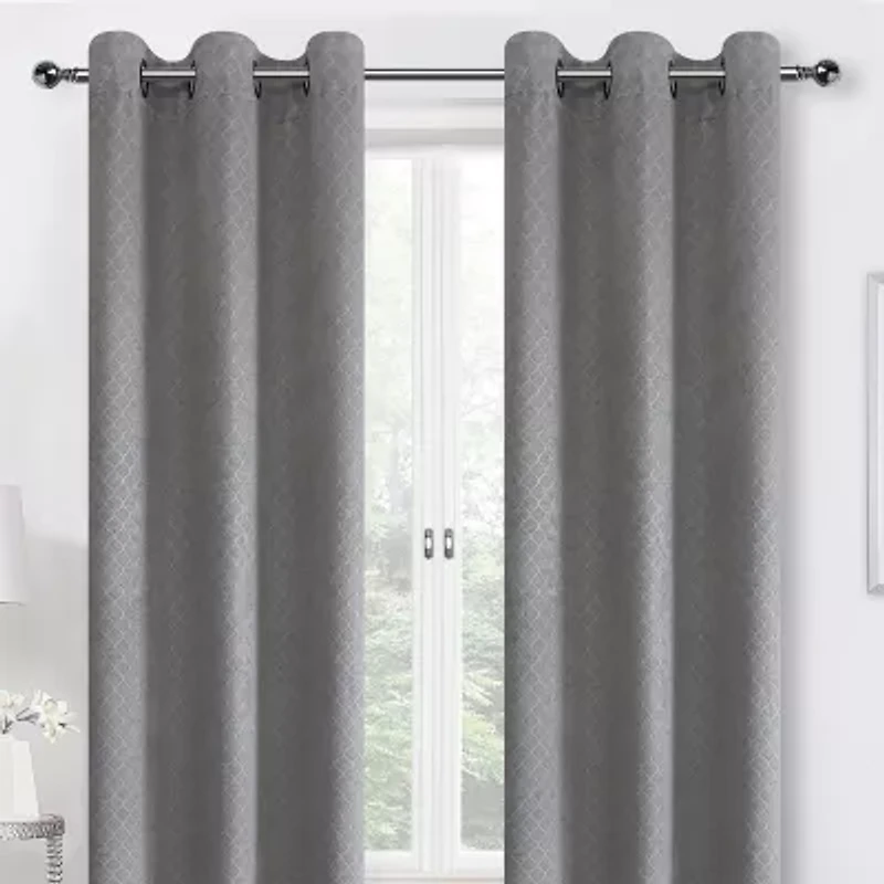 Regal Home Wallace Grommet Top Energy Saving Blackout Set of 2 Curtain Panel