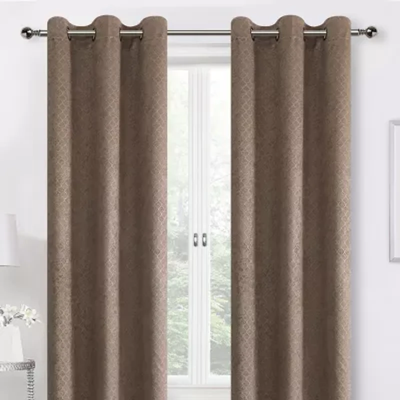 Regal Home Wallace Grommet Top Energy Saving Blackout Set of 2 Curtain Panel