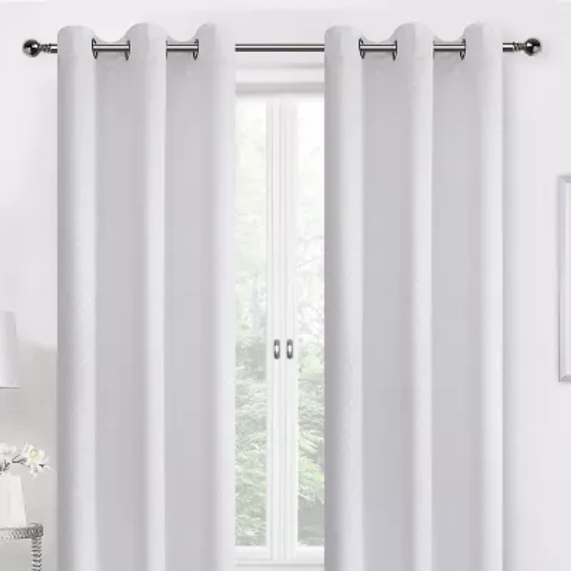 Regal Home Wallace Grommet Top Energy Saving Blackout Set of 2 Curtain Panel