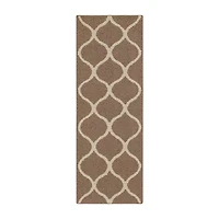 Maples Lattice Washable Skid Resistant Indoor Rectangular Runner