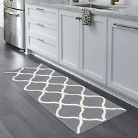 Maples Lattice Washable Skid Resistant Indoor Rectangular Runner