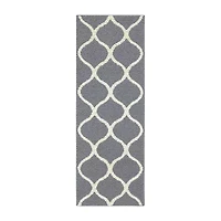 Maples Lattice Washable Skid Resistant Indoor Rectangular Runner