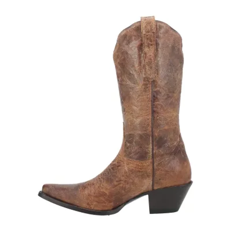 Dan Post Womens Collen Block Heel Cowboy Boots