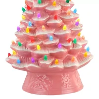 Nostalgic Christmas Lighted Tabletop Tree