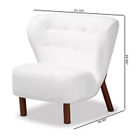 Cabrera Upholstered Wingback Chair