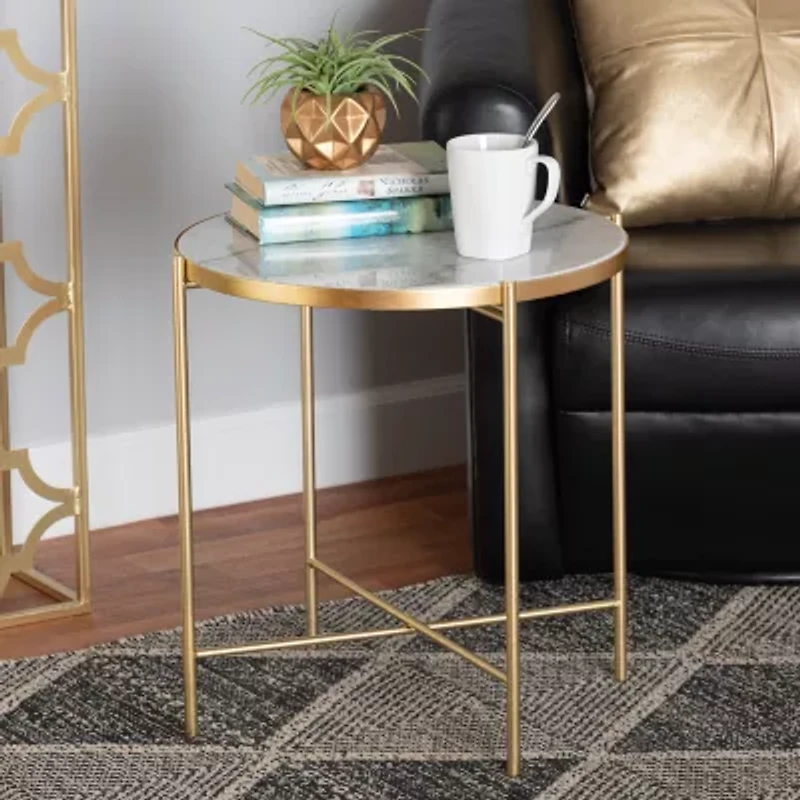 Maddock Metal End Table