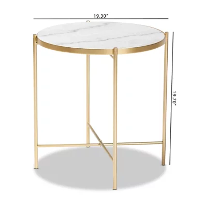 Maddock Metal End Table
