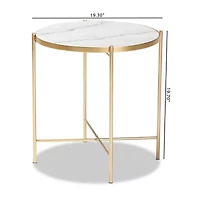 Maddock Metal End Table