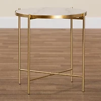 Maddock Metal End Table
