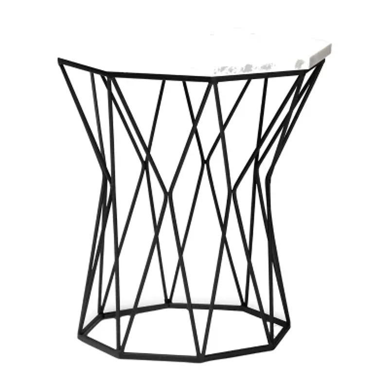 Venedict Metal End Table