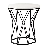 Venedict Metal End Table