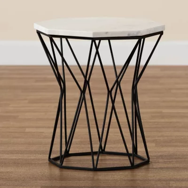 Venedict Metal End Table