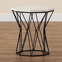 Venedict Metal End Table