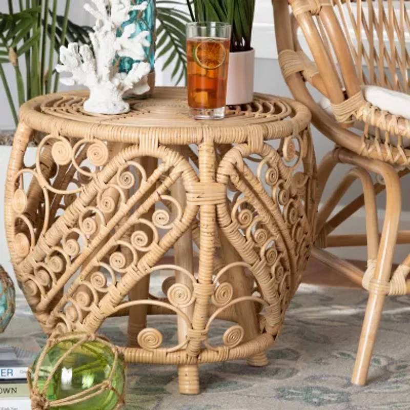 Saranna Rattan End Table