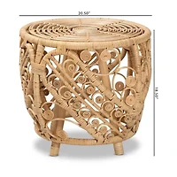 Saranna Rattan End Table