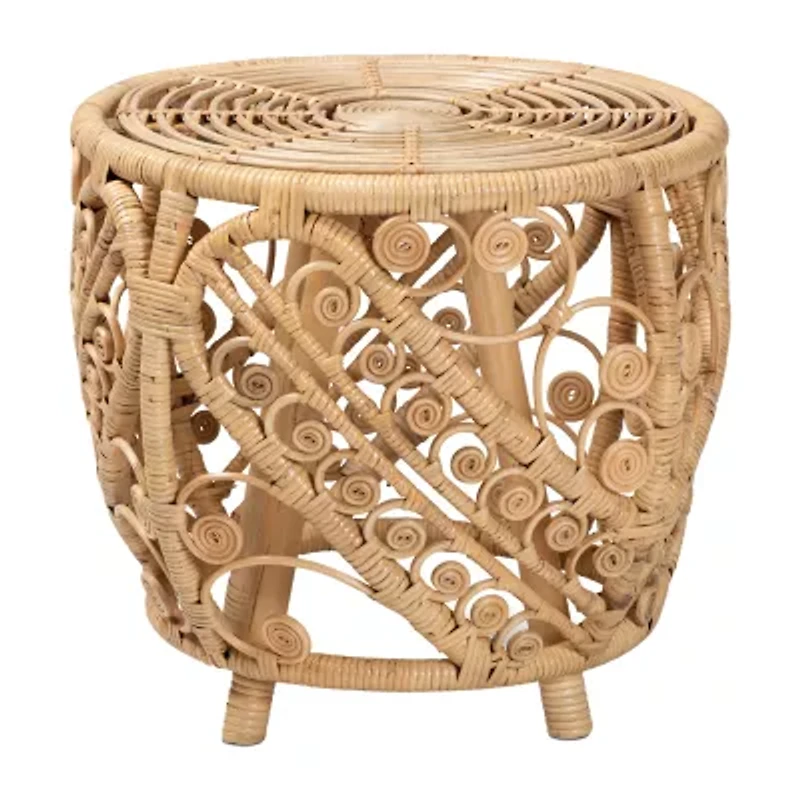 Saranna Rattan End Table