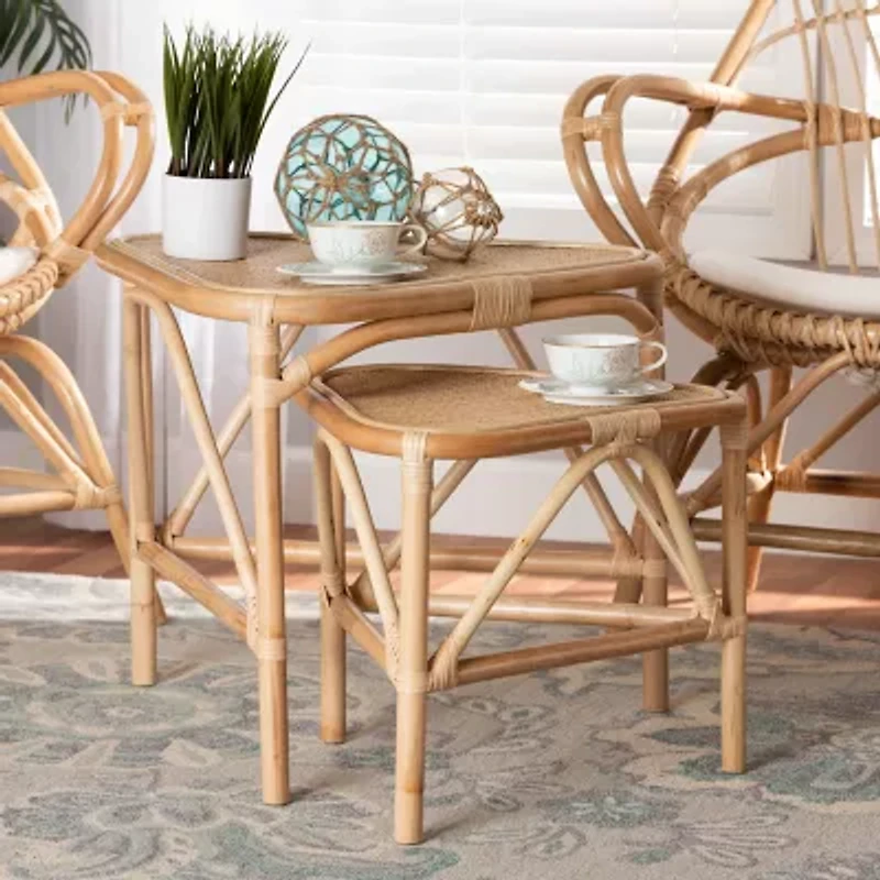 Jayden 2-pc. Rattan End Table
